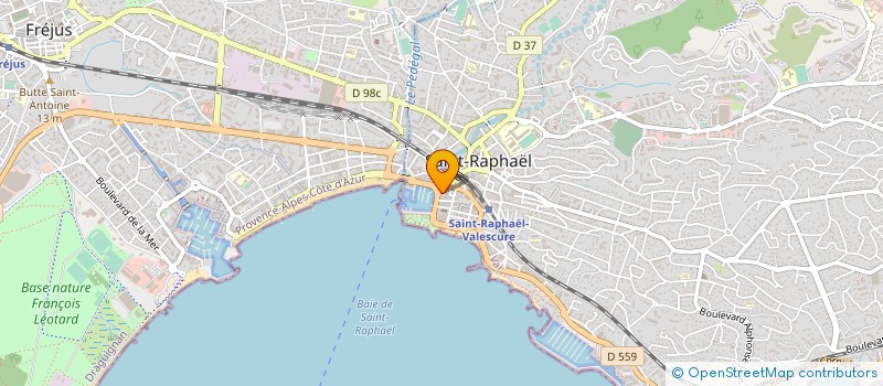 localisation de l'entreprise SA LE SIROCCO  ROQUEBRUNE-SUR-ARGENS