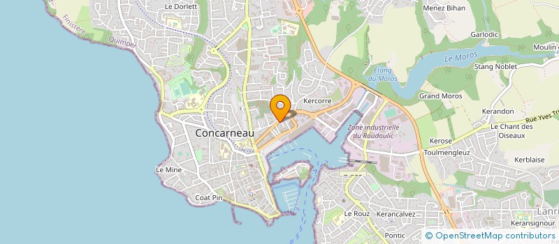 localisation de l'entreprise SA LE VENEC à CONCARNEAU