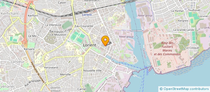 localisation de l'entreprise SA LECHAT MAREE à LORIENT