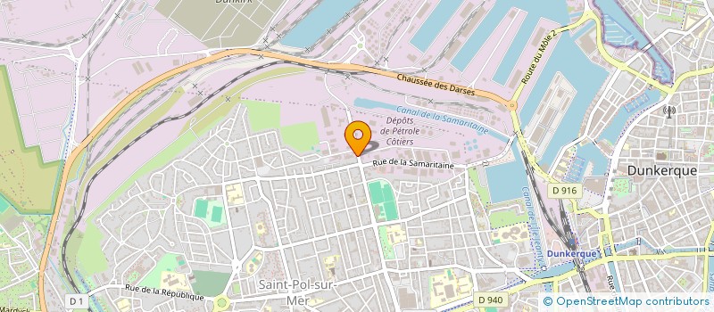 localisation de l'entreprise SA LEGUAY à DUNKERQUE