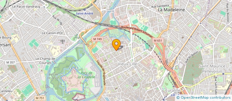 localisation de l'entreprise SA LEMAIRE PIERRE à LILLE