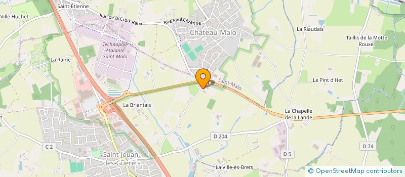 localisation de l'entreprise SA LEQUERTIER ERIC  SAINT-JOUAN-DES-GUERETS