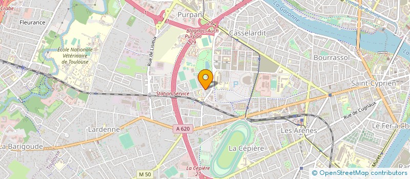 localisation de l'entreprise SA LES AMIS DU T O E C à TOULOUSE