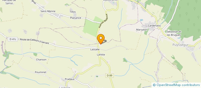 localisation de l'entreprise SA LES AULX DU SUD OUEST à LAREOLE