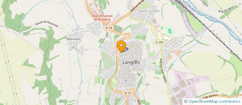 localisation de l'entreprise SA LES BOIS DE L ETOILE DE LANGRES à LANGRES