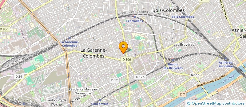localisation de l'entreprise SA LES FILMS L-B à LA GARENNE-COLOMBES