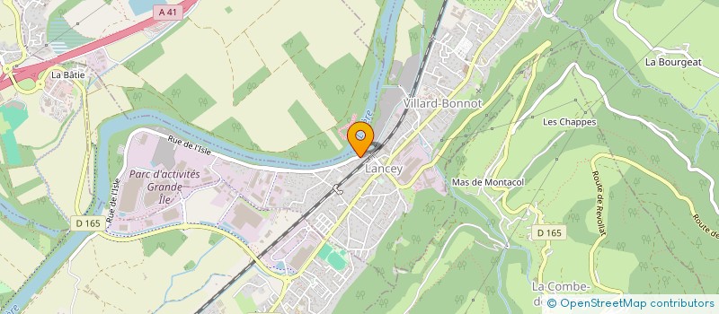 localisation de l'entreprise SA LES FILS DE L GARAVEL à VILLARD-BONNOT