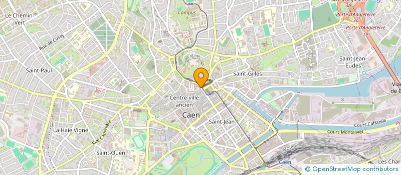 localisation de l'entreprise SA LES GOURMETS à CAEN