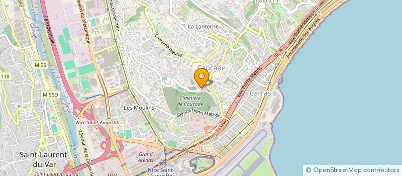 localisation de l'entreprise SA LES GRANITS DU SUD EST à NICE