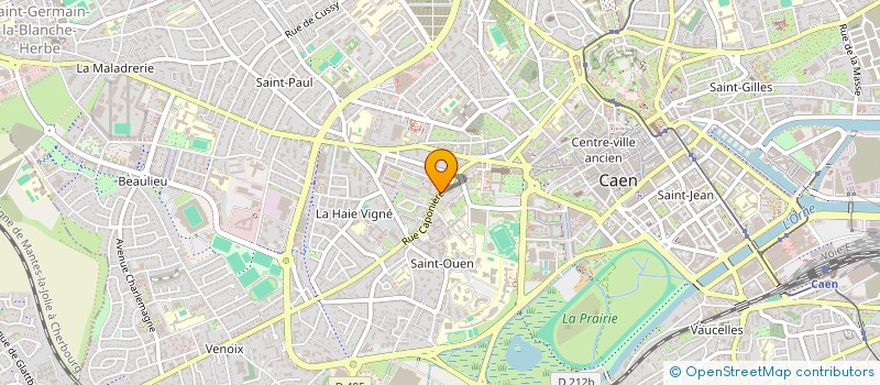 localisation de l'entreprise SA LESTAL à CAEN