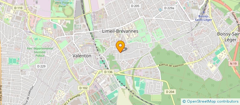 localisation de l'entreprise SA. LUCAS à LIMEIL-BREVANNES