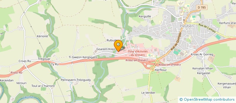 localisation de l'entreprise SA LUNIKER  PLEYBEN