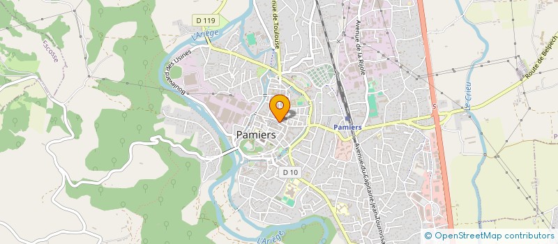 localisation de l'entreprise SA LUNIMAG FAURE ET CIE à PAMIERS