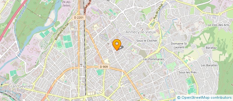 localisation de l'entreprise SA MAD PRODUCTIONS à ANNECY