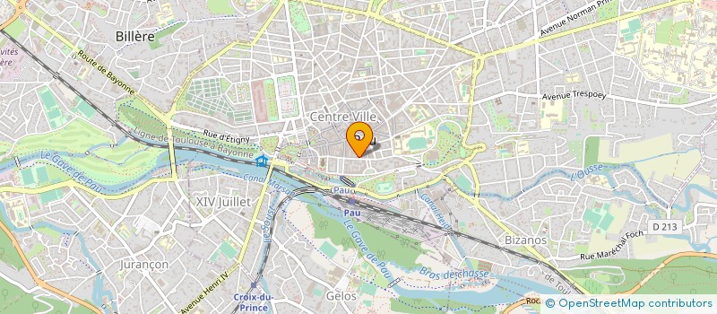 localisation de l'entreprise SA MAITRE BERNARD à PAU