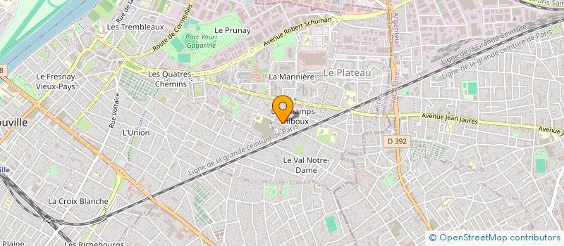 localisation de l'entreprise SA MALOU  SARTROUVILLE