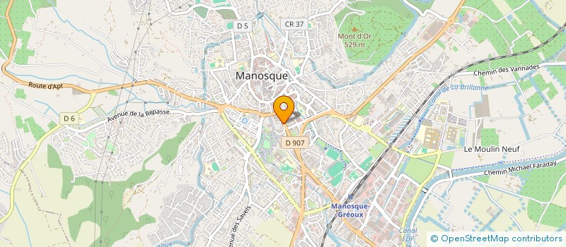 localisation de l'entreprise SA MANOSQUE à MANOSQUE