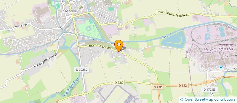 localisation de l'entreprise SA MANUFACTURE DES HAUTS DE FRANCE à MERVILLE
