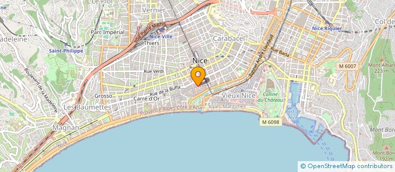 localisation de l'entreprise SA MARCEL SIAUD à NICE