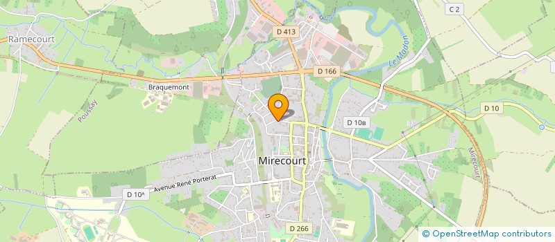 localisation de l'entreprise SA MARJORIE à MIRECOURT