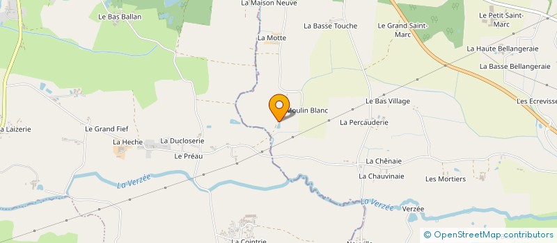 localisation de l'entreprise SA MARQUET  OMBREE D'ANJOU