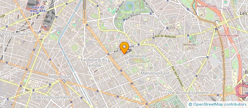 localisation de l'entreprise SA MARTIN ET PRUNIER à PARIS