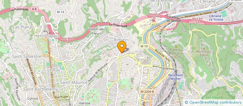 localisation de l'entreprise SA MARVETIN à NICE