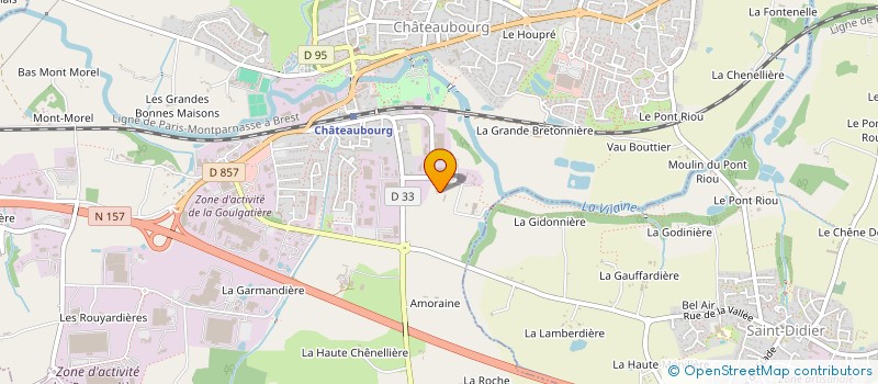 localisation de l'entreprise SA MATERLAP  CHATEAUBOURG