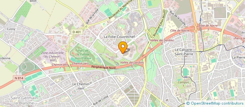 localisation de l'entreprise SA MATERNITE SAINT MARTIN à CAEN