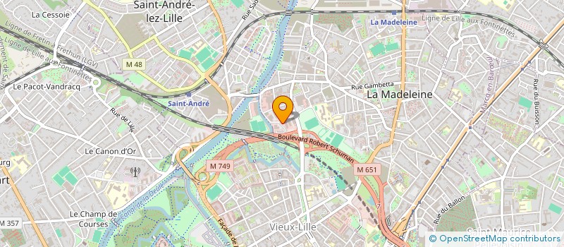 localisation de l'entreprise SA MAURIZI FRERES à LA MADELEINE