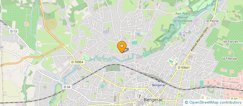 localisation de l'entreprise SA MAUSSIRE ET RECLUS à BERGERAC