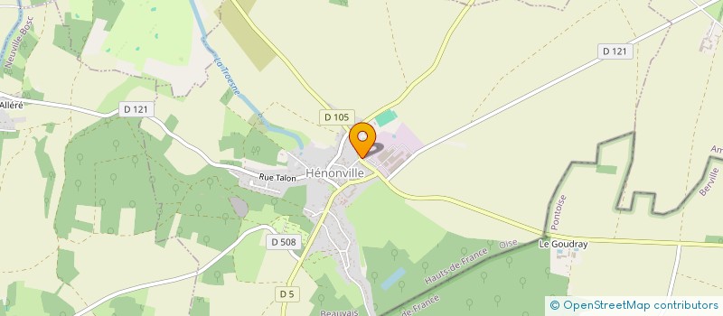 localisation de l'entreprise SA MAX PERLES ET CIE  HENONVILLE