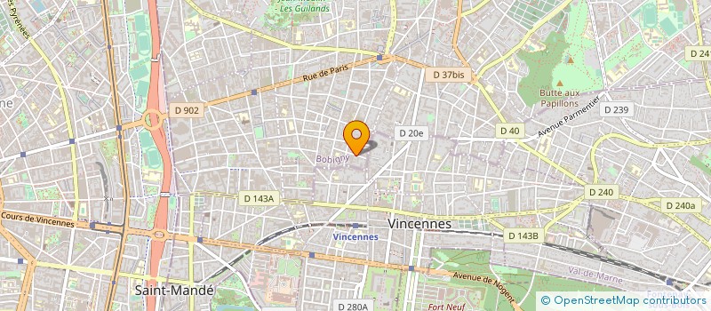 localisation de l'entreprise SA MAXIAM à MONTREUIL