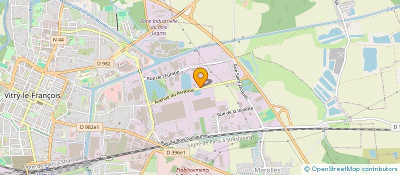 localisation de l'entreprise SA MECANIQUE GENERALE ETS LECLERC à MAROLLES