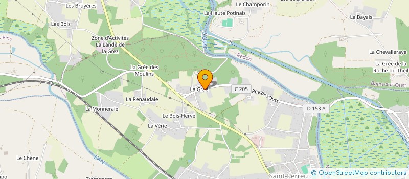 localisation de l'entreprise SA.MEDAH  SAINT-PERREUX