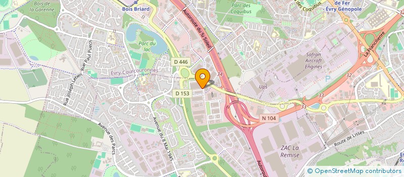 localisation de l'entreprise SA MEDICAL FRANCE à BALLANCOURT-SUR-ESSONNE