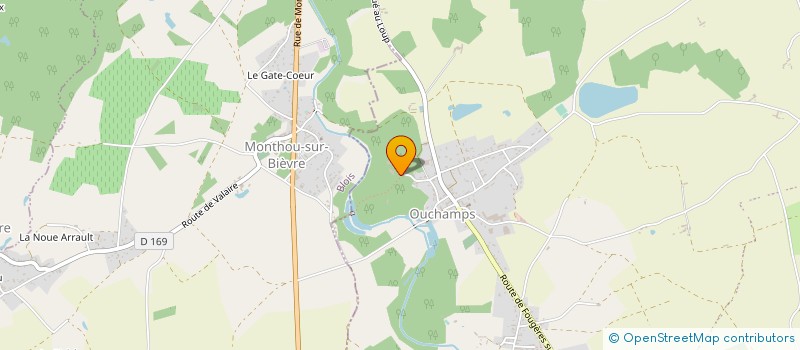 localisation de l'entreprise SA MENARD à LE CONTROIS-EN-SOLOGNE