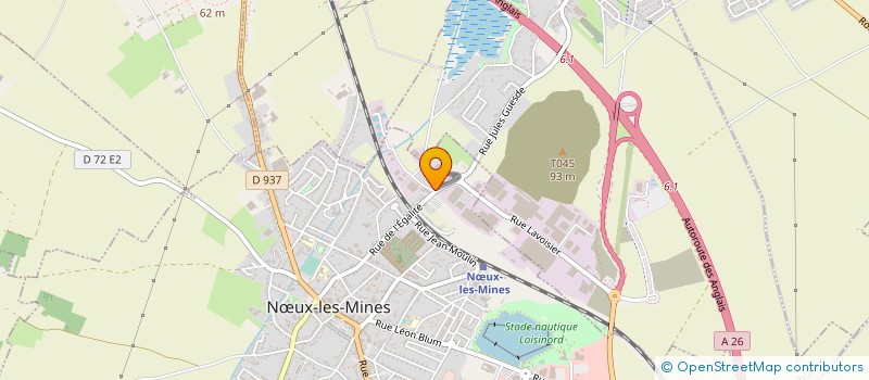 localisation de l'entreprise SA MENUISERIES D'ARTOIS à NŒUX-LES-MINES