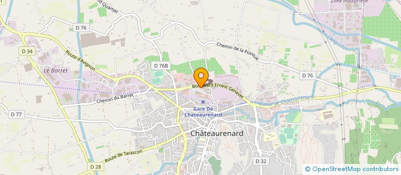 localisation de l'entreprise SA MIDI EMBALLAGES à CHATEAURENARD