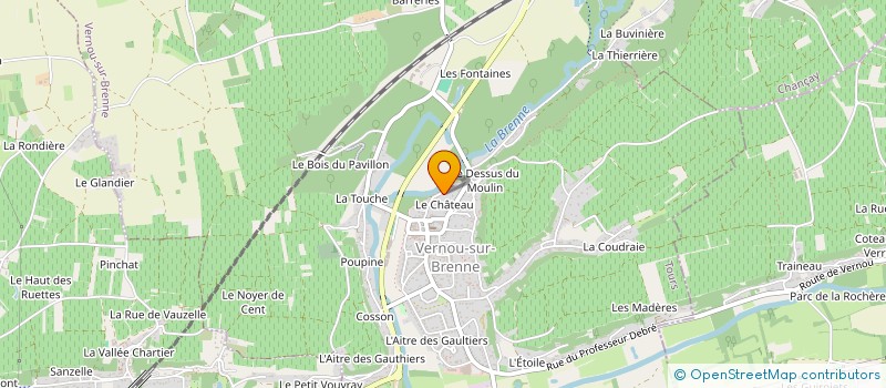 localisation de l'entreprise SA MONCONTOUR à VOUVRAY