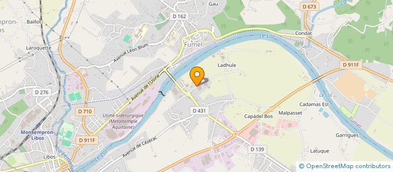 localisation de l'entreprise SA MONTAL à MONTAYRAL