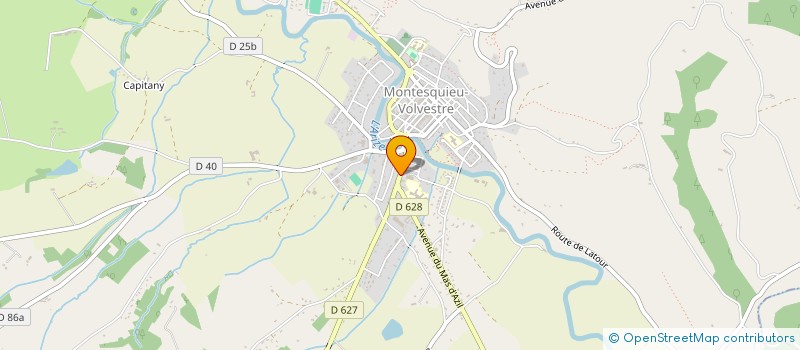 localisation de l'entreprise SA MONTESQUIEU MEUBLES  MONTESQUIEU-VOLVESTRE