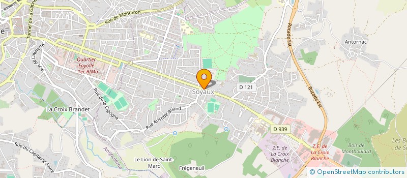 localisation de l'entreprise SA MORATILLE à SOYAUX