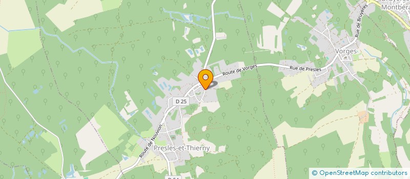 localisation de l'entreprise SA MORIN WANDERPEPEN à PRESLES-ET-THIERNY