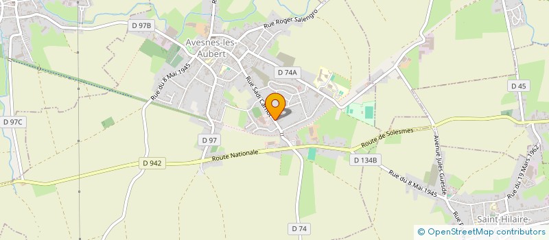 localisation de l'entreprise SA MORISAUX à AVESNES-LES-AUBERT