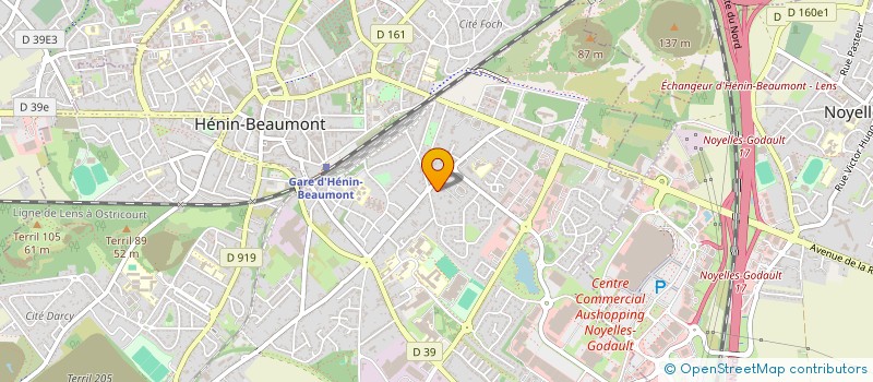 localisation de l'entreprise SA MORTIER TOUT POUR L'AMATEUR à HENIN-BEAUMONT