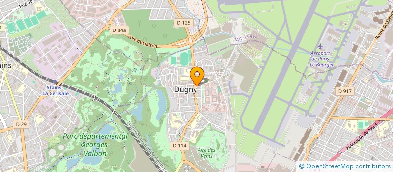 localisation de l'entreprise SA MULTISERVICES à DUGNY