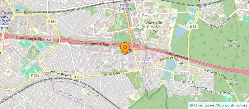 localisation de l'entreprise SA MUNDIA à NOISY-LE-GRAND