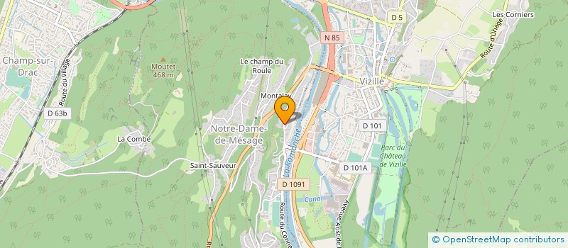 localisation de l'entreprise SA MUSIC à NOTRE-DAME-DE-MESAGE
