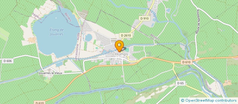 localisation de l'entreprise SA NADINE BOURREL  NARBONNE